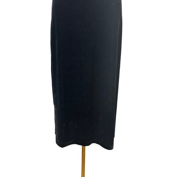 NWT Band of the Free XS Sexy Black Velvet Night Out Spaghetti Strap Dress - Picture 14 of 15